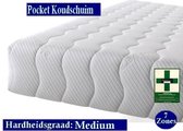 Aloe Vera - Royal Elite Medical Matras - Pocket HR45 Koudschuim Aloe Vera  23 CM - Gemiddeld ligcomfort - 70x220/23