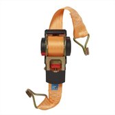 Pro Plus Spanband met Ratel - Incl. 2 Haken - 450 cm. - 750 kg. - Automatisch Oprollend