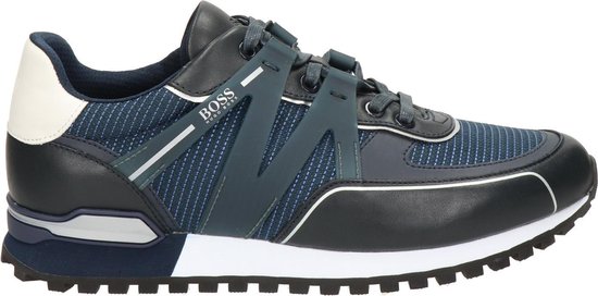 Hugo Boss Parkour L Runner heren sneakers - Blauw - Maat 43 | bol.com