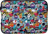 I-total Laptophoes Graffiti 15 Inch 41,5 X 31 X 4 Cm Neopreen