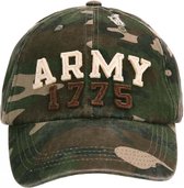 Fostex Garments - Baseball cap stone washed army 1775 (kleur: Woodland / maat: NVT)