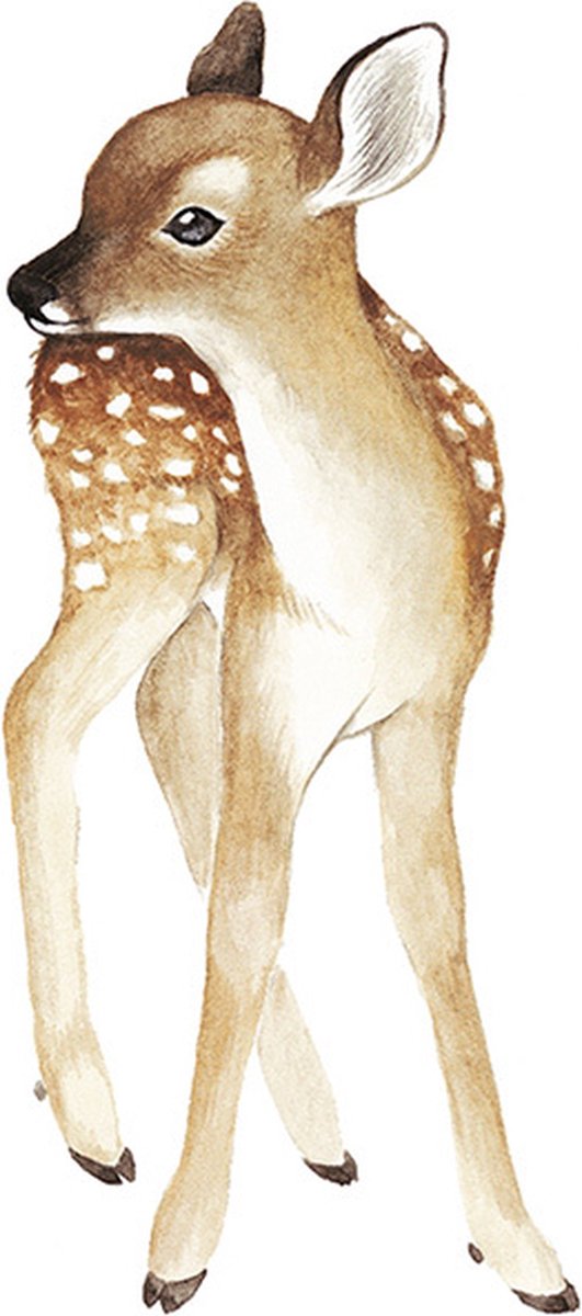 Lilipinso muursticker Oh Deer XL Fawn