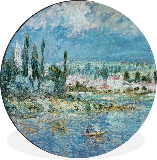 Cercle mural - Aluminium - Paysage avec un orage - Claude Monet - ⌀ 60 cm