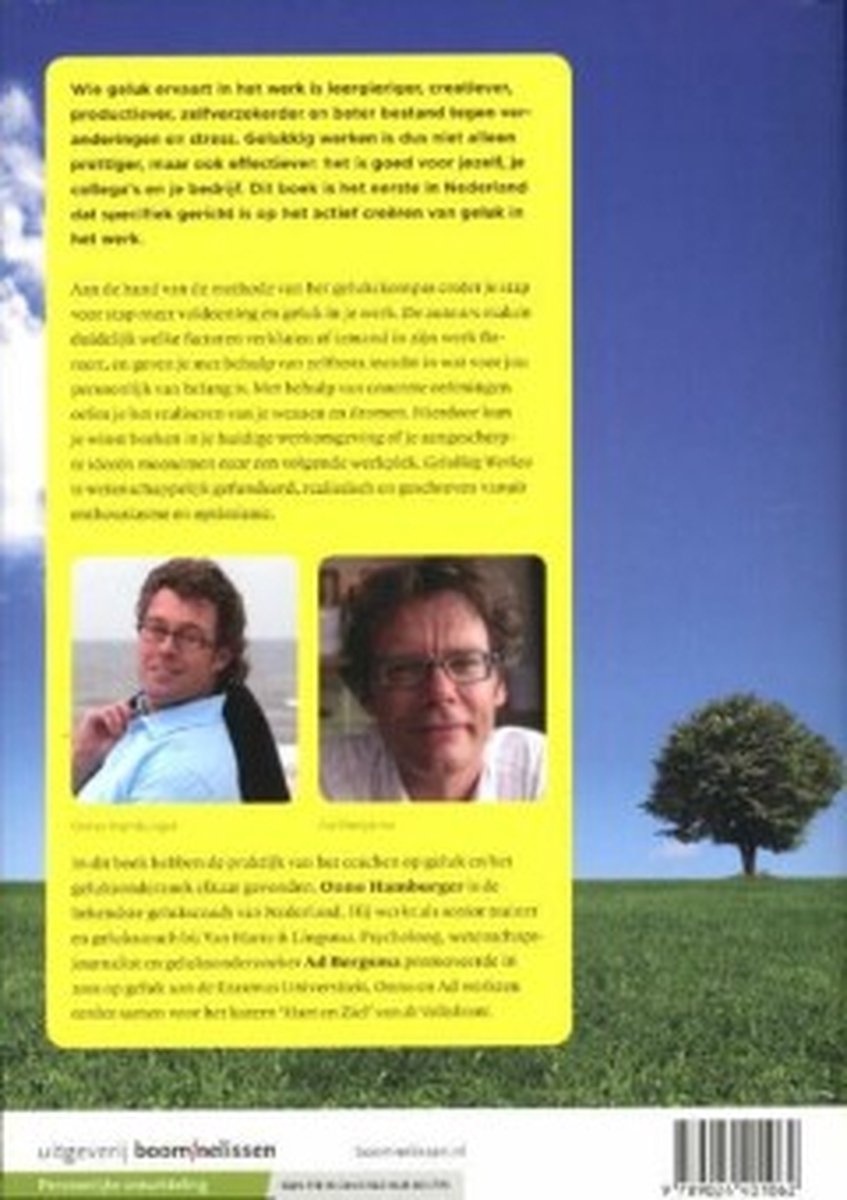 Gelukkig werken - back cover