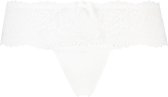 Hunkemöller Dames Lingerie Boxerstring Florence - Wit - maat XS