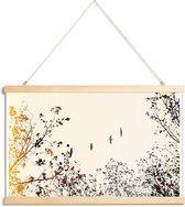 JUNIQE - Posterhanger London Park -20x30 /Geel & Ivoor