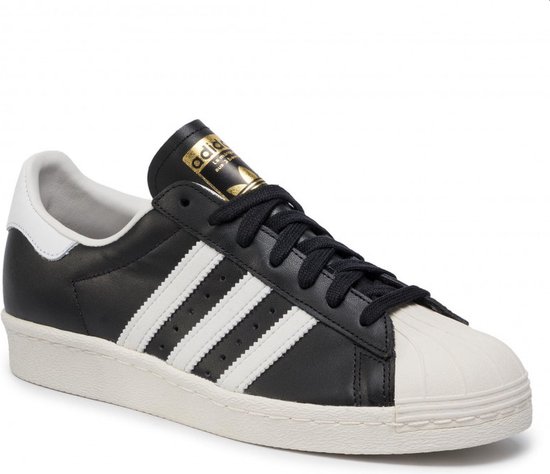 zwarte adidas sneakers superstar 80s dames