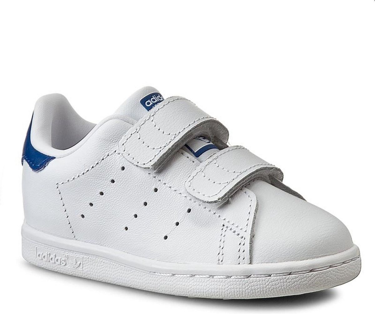 adidas Stan Smith CF I Sneakers - Maat 25 - Unisex - wit/blauw | bol.com