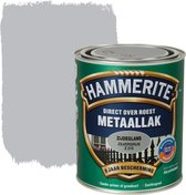 Hammerite Metaallak - Zijdeglans - Zilvergrijs - 750 ml