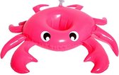 Swim Essentials Opblaas bekerhouder Roze krab