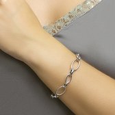 Armband Draadschakel 12,5 Mm 18,5 + 1,5 Cm