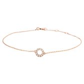 Armband Rondje Zirkonia 16,5 - 17,5 - 18,5 Cm