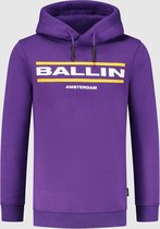 Ballin Amsterdam -  Jongens Slim Fit   Hoodie  - Paars - Maat 140