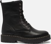 Cellini Veterboots zwart Leer - Dames - Maat 36