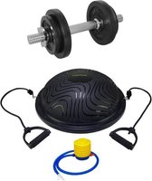Tunturi - Fitness Set - Balanstrainer - Balance Trainer & Halterset 10 kg