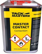 Tackmasters - Master Contact - 2,5 Liter Blik - Lijm - Contactlijm - Plaatmateriaal verlijmen - Houtlijm - Metaallijm - Beton verlijmen - HPL Lijm - MDF Lijm - PVC Lijm - 3,5 m2 pe
