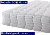 2-Persoons Matras -Polyether SG40 - 25 CM - Zacht ligcomfort - 160x210/25