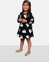 alisé Baby meisjes jurk koala print Zwart 98