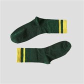 Socks Stripe Green - Yellow