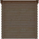 Houten overkapping lessenaars dak 200 x 350cm