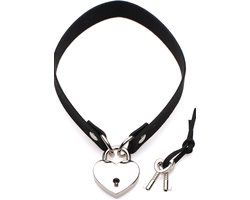 Lock-It Heart Choker Met Afsluitbaar Hartje