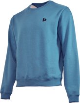 Donnay - Fleece sweater ronde hals - Dean - Heren - Maat XL - Vintage blauw