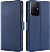 Folio Book Case - Xiaomi 11T (Pro) Hoesje - Blauw