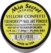 Fireworks Acrylpoeder Yellow Confetti