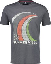 Lerros T-shirt Jumping Waves T Shirt Van Slubyarn 21h3070 272 Mannen Maat - XXL