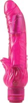 Pipedream Vivid Rose - Jelly Vibrator dark pink