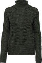 Only Trui Onlmatilda L/s Rollneck Pullover Cc 15235319 Rosin/w. Melange Dames Maat - M