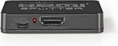 Nedis HDMI-Splitter - 2 poort(en) - HDMI Input - 2x HDMI Output - 4K@30Hz - 2.25 Gbps - ABS / PVC - Zwart