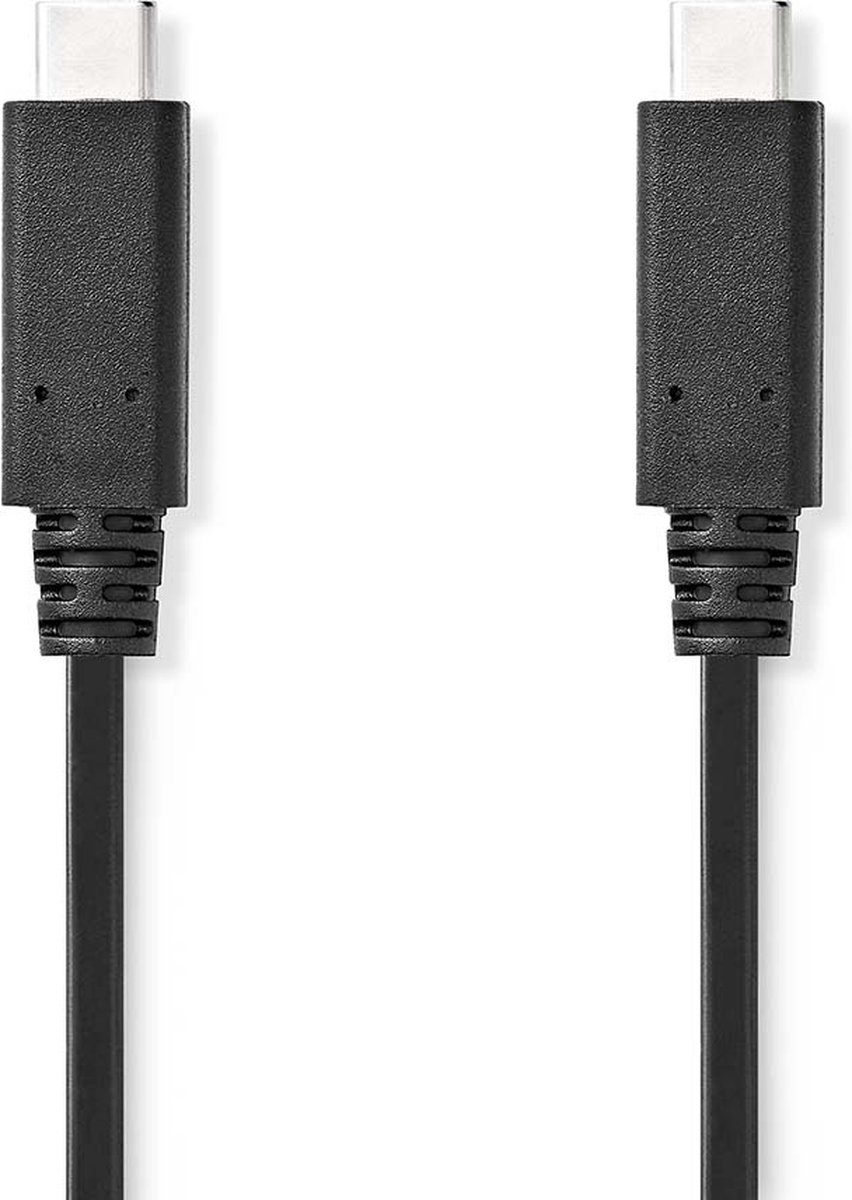 USB 3.1-Kabel (Gen2) | Type-C Male - Type-C Male | 1,0 m | Zwart