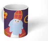 Mok - Koffiemok - Sinterklaas - Sint - Decoratie - Kinderen - Jongens - Meisjes - Kids - Mokken - 350 ML - Beker - Koffiemokken - Theemok