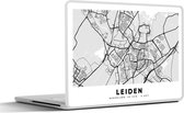 Laptop sticker - 11.6 inch - Stadskaart - Leiden - Nederland - 30x21cm - Laptopstickers - Laptop skin - Cover