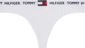 Tommy Hilfiger dames Tommy 85 string (1-pack), wit -  Maat: M