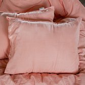 Charm & Co Kussensloop Stonewashed Roze - 1 stuk - 60 x 70 - Roze