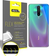 dipos I 3x Beschermfolie 100% compatibel met Xiaomi Redmi K30 5G Rückseite Folie I 3D Full Cover screen-protector