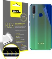 dipos I 3x Beschermfolie 100% compatibel met Vivo Y12 Rückseite Folie I 3D Full Cover screen-protector