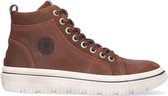 Develab 41981 Hoge sneakers - Leren Sneaker - Jongens - Cognac - Maat 40