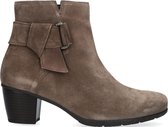 Gabor 520.1 Enkellaarsjes - Enkelboots met rits - Dames - Taupe - Maat 40