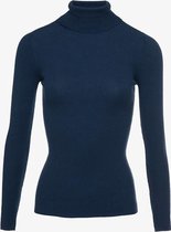 TwoDay dames rib coltrui - Blauw - Maat M