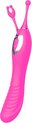 Willie Toys - Double sided clitoris vibrator + extra attachment