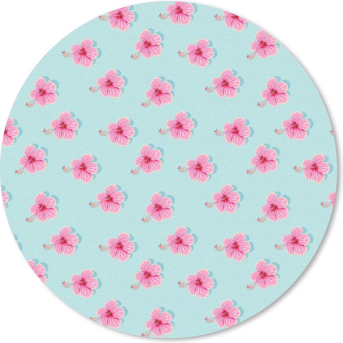 Muismat rond 40x40 cm - Mousepad Bloemen - Sakura - Zomer - Ronde muismatten
