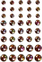 strasstenen bruin 6 + 8 + 10 mm 40 stuks