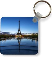 Sleutelhanger - Uitdeelcadeautjes - Eiffeltoren - Nacht - Water - Plastic