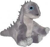 knuffel NHM Diplodocus 13 cm pluche grijs