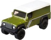 auto Land Rover Defender 110 die-cast 7 cm groen