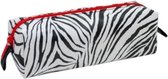 etui Wild Thing junior 23 x 7 cm zwart/wit