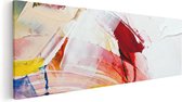 Artaza Peinture sur toile Art abstrait des couleurs de Peinture - 90x30 - Photo sur toile - Impression sur toile